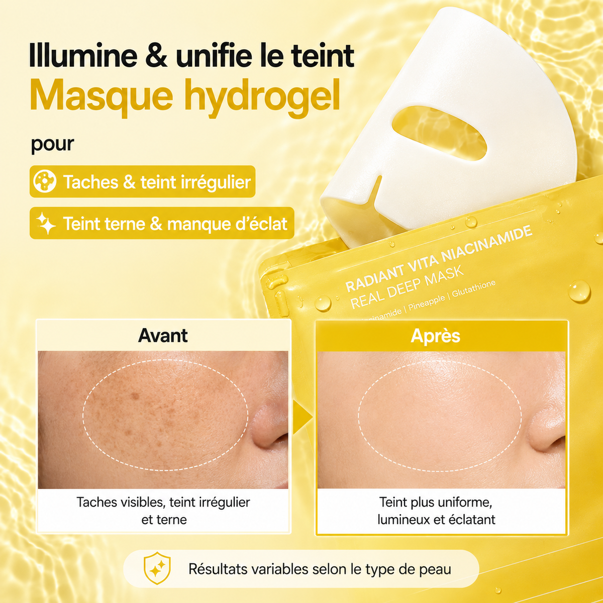 Masque Vita Niacinamide - Biodance
