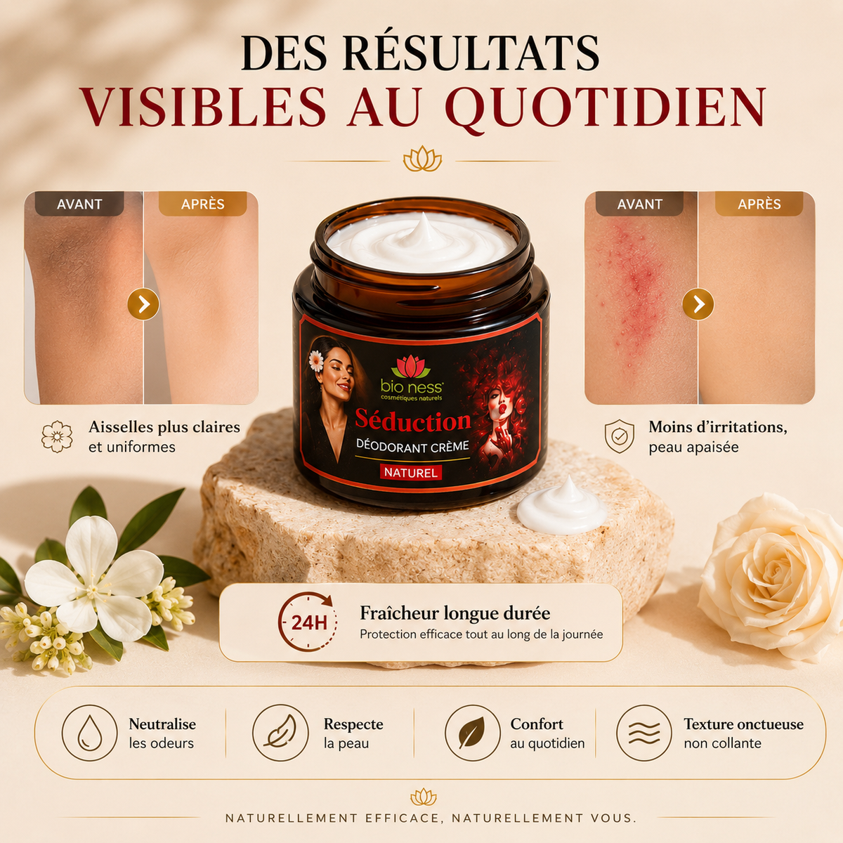Déodorant Crème Séduction - Bioness